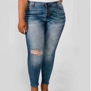 NWOT Kut From The Kloth Donna High Rise Skinny Sz16